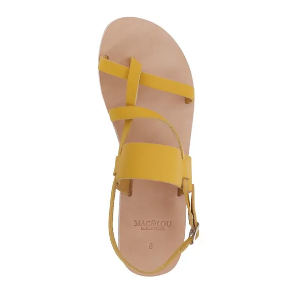 MAC&amp;LOU Greek Leather Sandals 'Thalia'