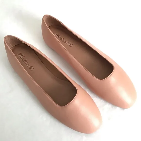 Madewell Leather Flats Shoes New In Box