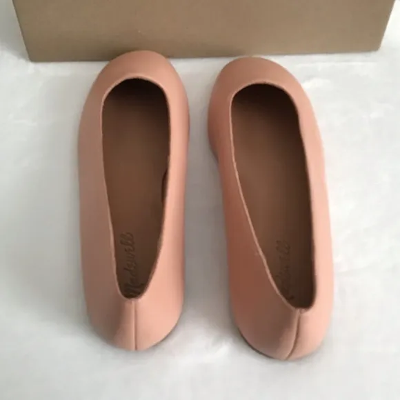 Madewell Leather Flats Shoes New In Box