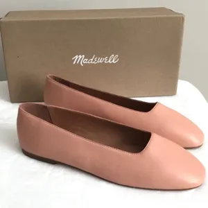 Madewell Leather Flats Shoes New In Box