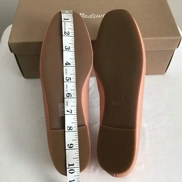 Madewell Leather Flats Shoes New In Box