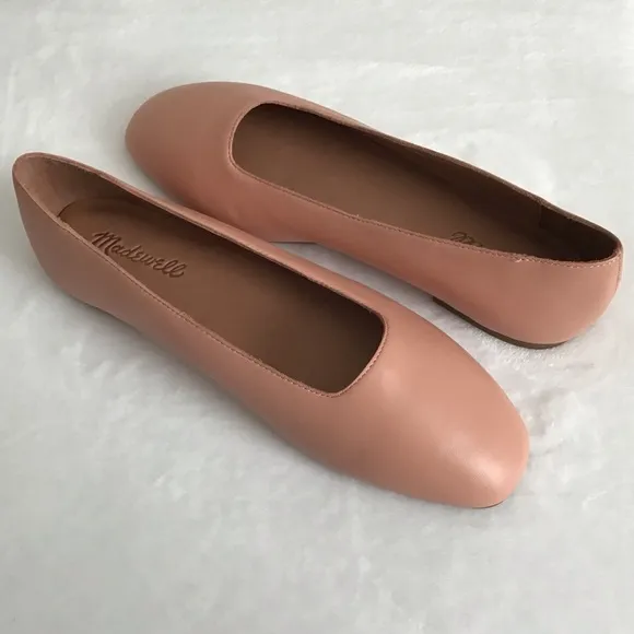 Madewell Leather Flats Shoes New In Box