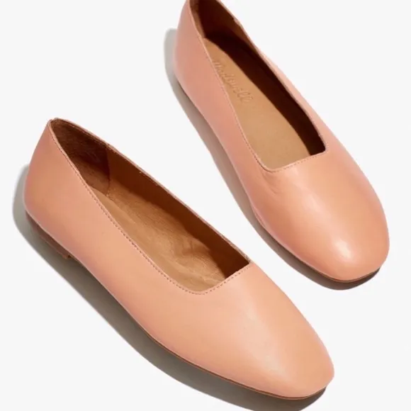 Madewell Leather Flats Shoes New In Box