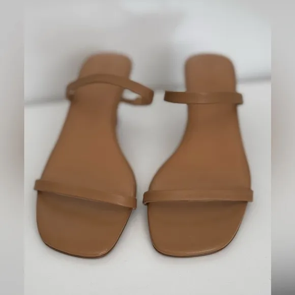 Madewell leather Tan Sandals size 8 1/2