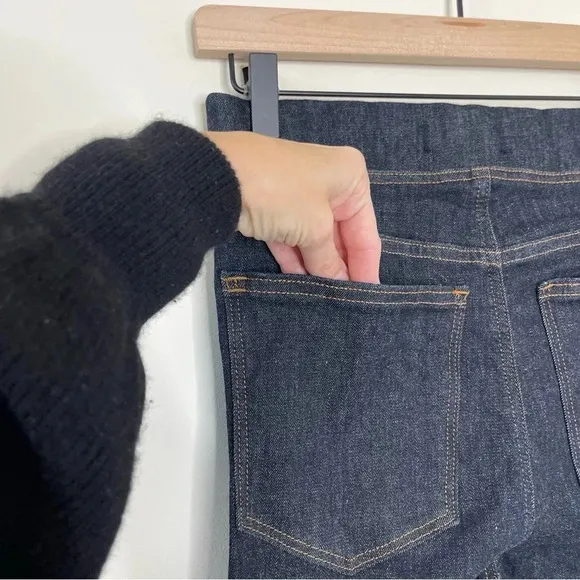 Madewell Pull-On Skinny Flare Jeans in Havenley Wash vintage style high rise