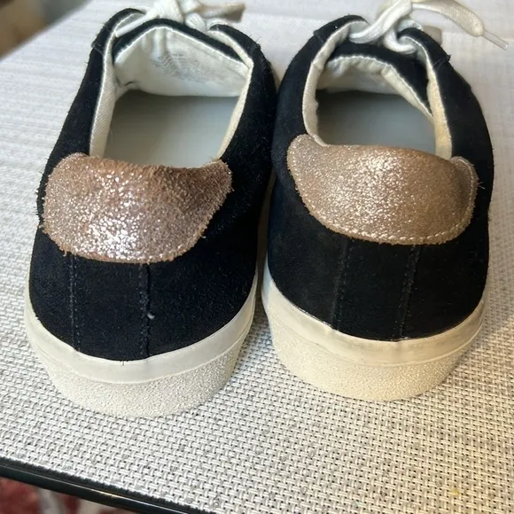 Madewell Sidewalk Low-Top Sneakers in Suede and Animal print sneakers