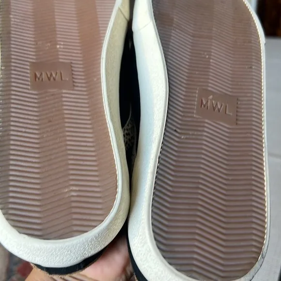 Madewell Sidewalk Low-Top Sneakers in Suede and Animal print sneakers