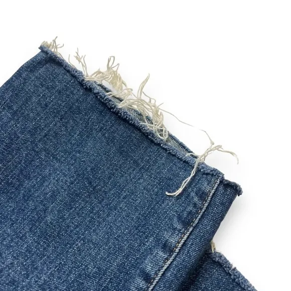 Madewell Tomboy Straight Jeans Size 32 Cropped Blue Denim | Good Condition