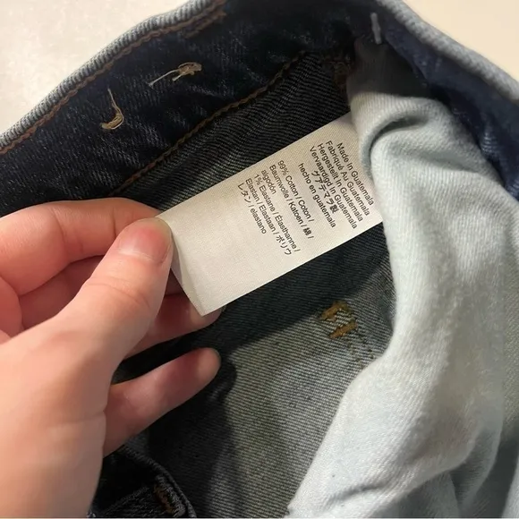 Madewell Tomboy Straight Jeans Size 32 Cropped Blue Denim | Good Condition