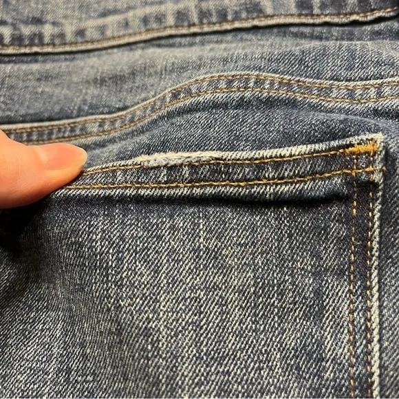 Madewell Tomboy Straight Jeans Size 32 Cropped Blue Denim | Good Condition