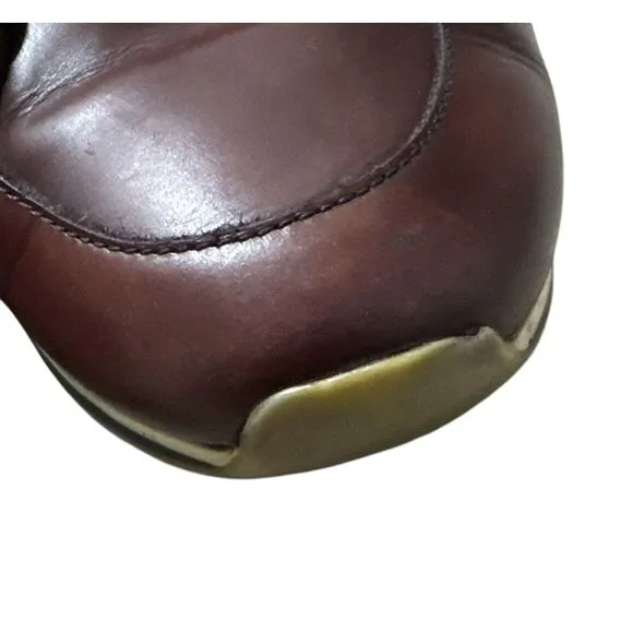 Magnanni Chaz Men's Size 14 Brown Cordovan Leather Sneaker Shoes 19816 Portugal‎