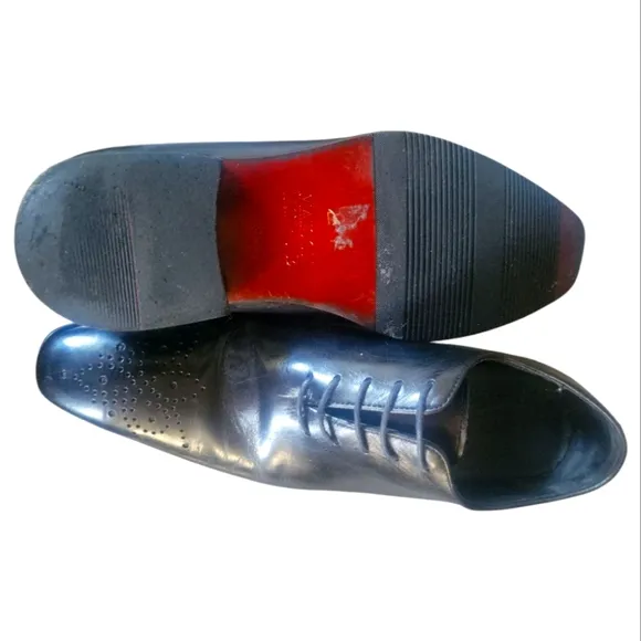 Maison Forte Kyoto Men's Black Leather Oxford Dress Shoes Sz 9