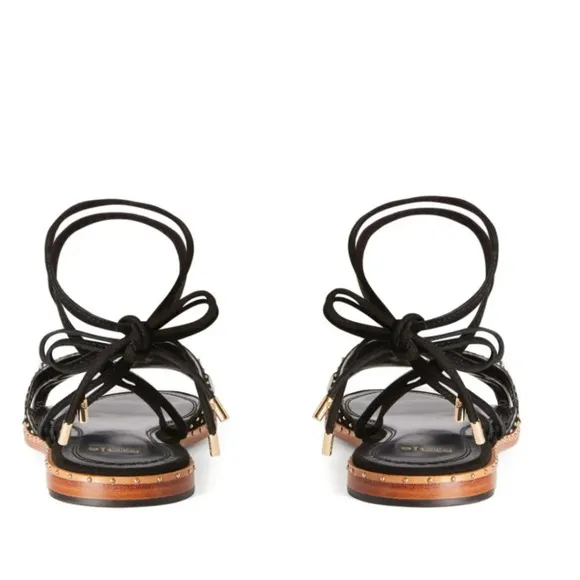 Maje Anthropologie suede sandals size 6