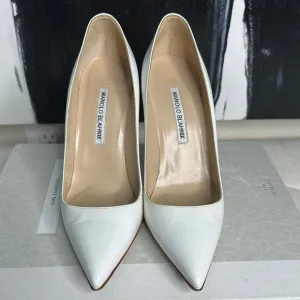 Manolo Blahnik White Women's Heels