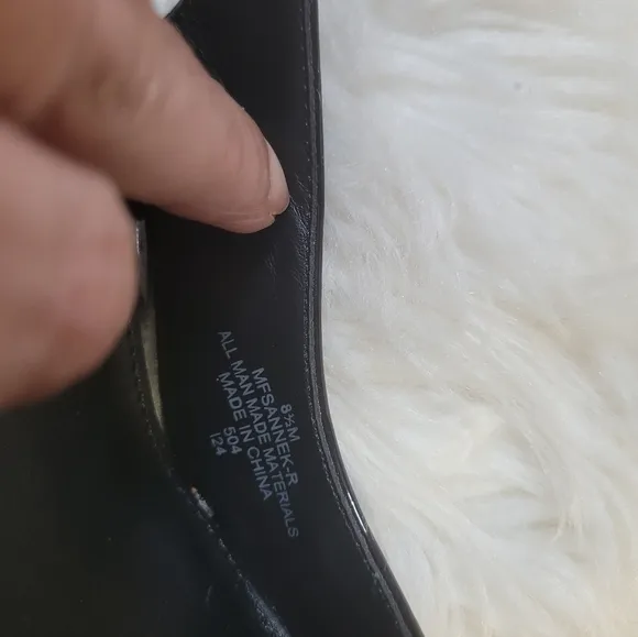 Marc Fisher Black Women's Slingback Heels