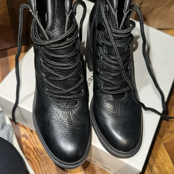 Marc Fisher Ltd Kini Platform Boot, Black | Size: 7.5