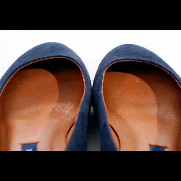 Margaux The Classic Suede Ballet Flats Womens Sz 35.5 EU / 5.5 US Shoes