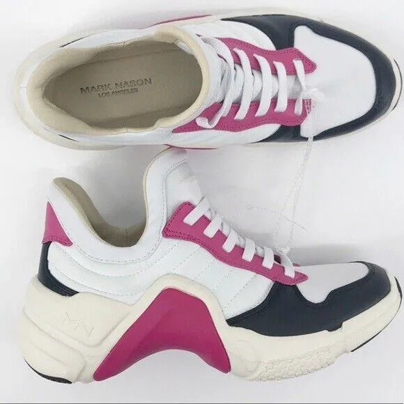 MARK NASON Neo Block Amped Womens Casual Fashion Leather Shoes Size US 10 New