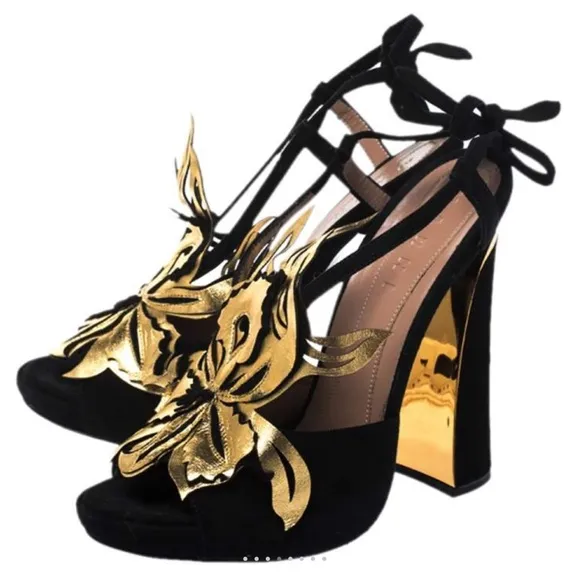 🖤Marni Black Suede Heels🖤 size 40 EUC