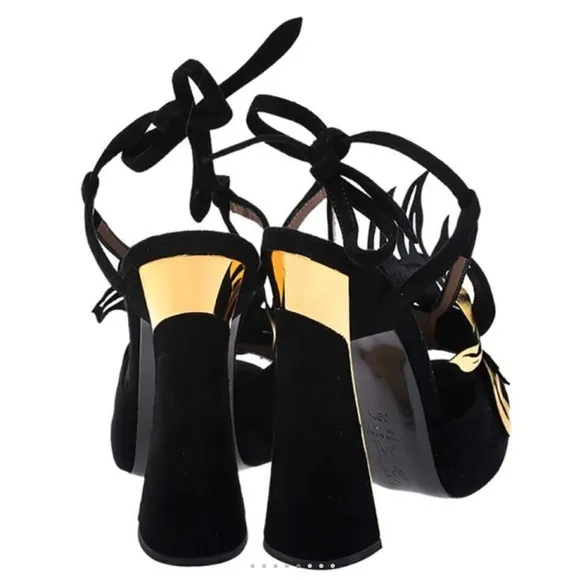 🖤Marni Black Suede Heels🖤 size 40 EUC