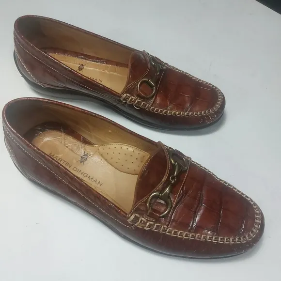 Martin Dingman Leather Loafers Size 10M