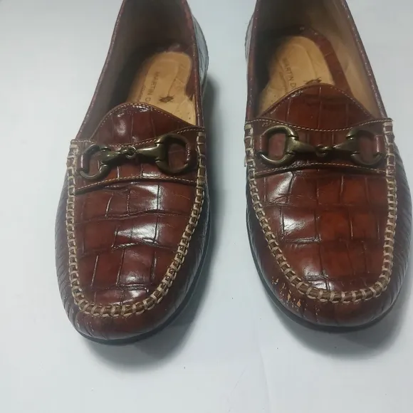 Martin Dingman Leather Loafers Size 10M
