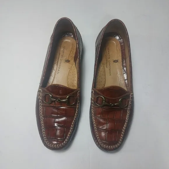 Martin Dingman Leather Loafers Size 10M