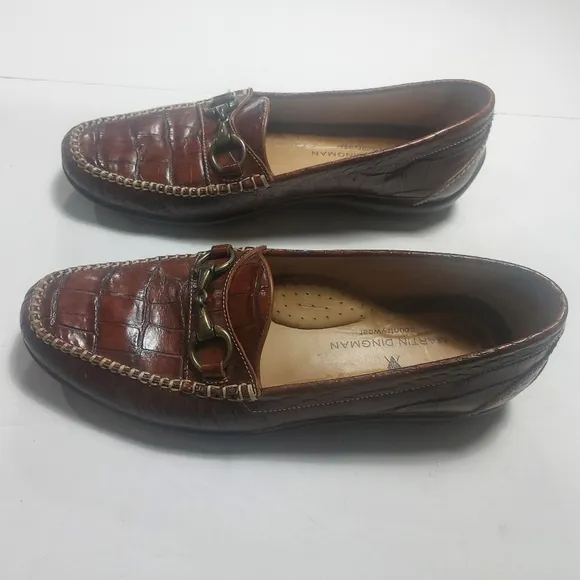 Martin Dingman Leather Loafers Size 10M