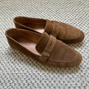 Massimo Dutti Suede Loafers, 40