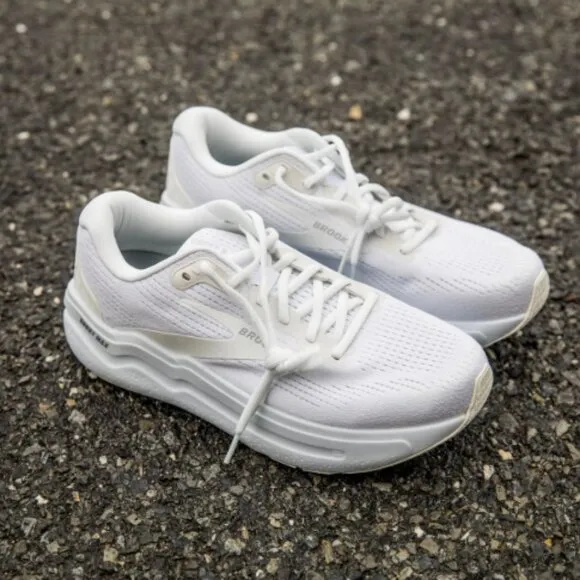 🏃‍♂️Max Running!!! Brooks Men's Ghost Max 2 Running Shoes, White