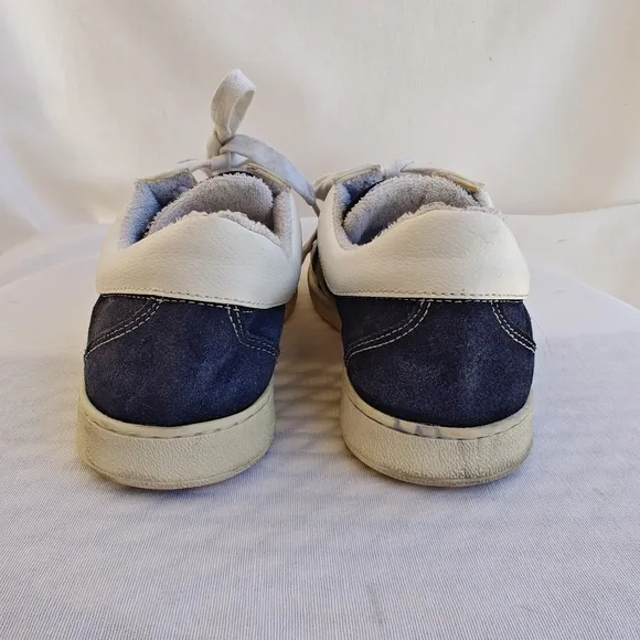Mecap Lauda 81 Sneakers Suede EU 40 Navy Blue White Trainers Made In Italy