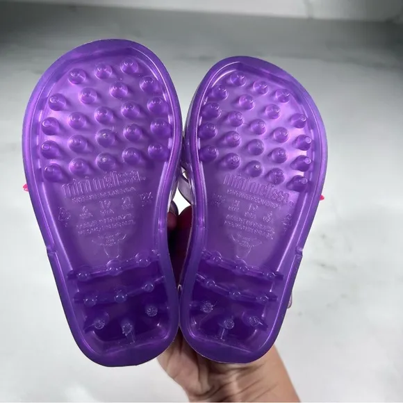 Melissa Mini Possession II Purple Jelly Sandals