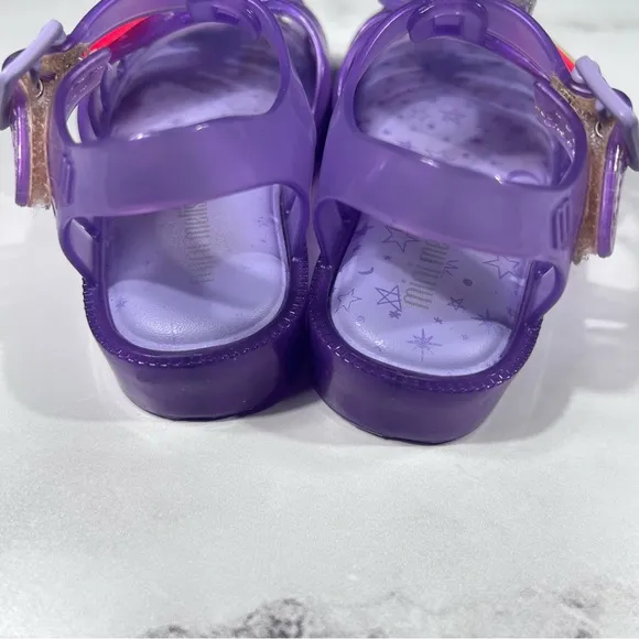 Melissa Mini Possession II Purple Jelly Sandals