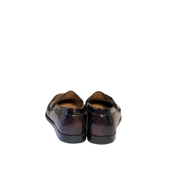 Men Burgundy Loafers By Johnston And Murphy Size 10.5M/Men Dress Shoes/Men Desig