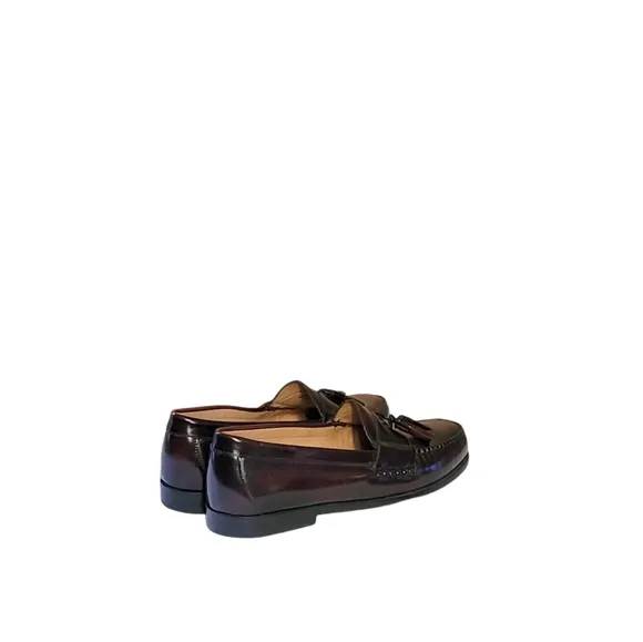 Men Burgundy Loafers By Johnston And Murphy Size 10.5M/Men Dress Shoes/Men Desig