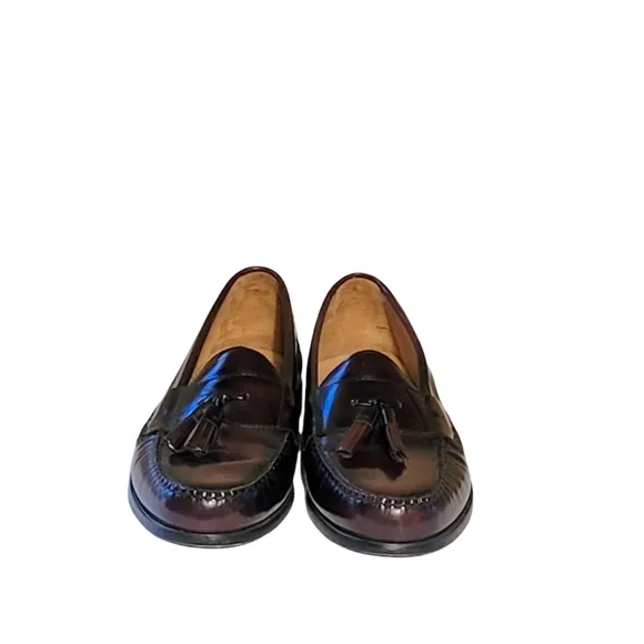 Men Burgundy Loafers By Johnston And Murphy Size 10.5M/Men Dress Shoes/Men Desig