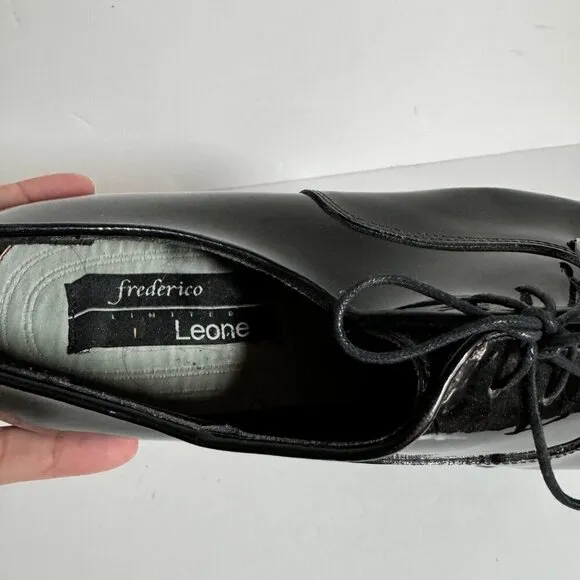 Men Frederico Limited Leone  Patent Leather Dress Shoes Size 11.5 WW
