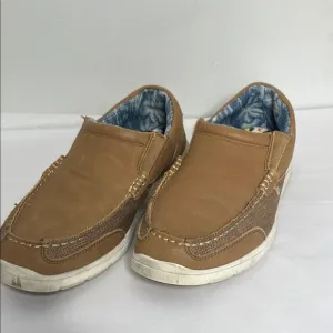 Men’s 10.5 Tommy Bahama Casual Tan Slip-On Shoes