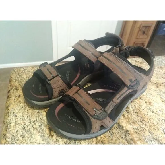 Men's ABEO Cayucos M577 Brown Sandals Size 12 US