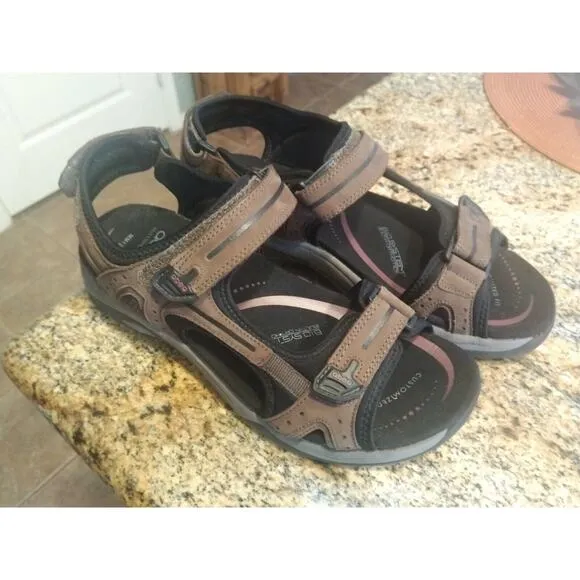 Men's ABEO Cayucos M577 Brown Sandals Size 12 US