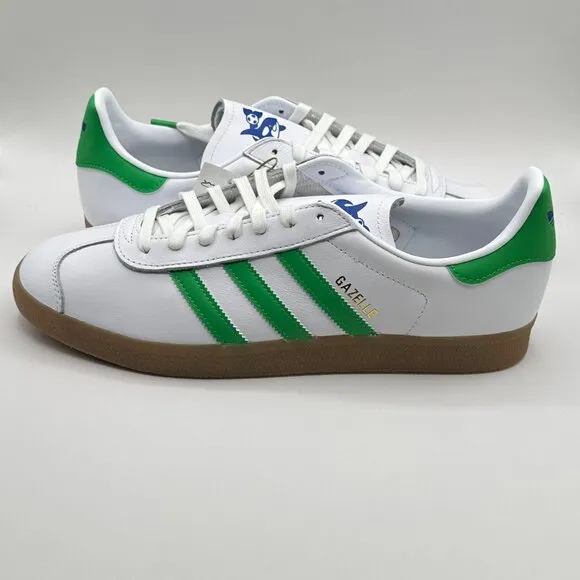 Men's Adidas Gazelle Seattle Sounders Low Casual Shoes White IG6434 NEW Sz 12