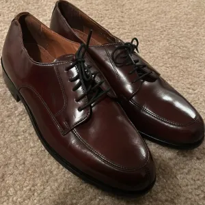 Mens Bostonian Burgandy Lace Dress Shoes Size 8