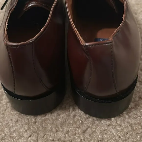 Mens Bostonian Burgandy Lace Dress Shoes Size 8