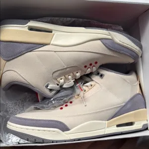 Men's Cream and Gray Sneakers