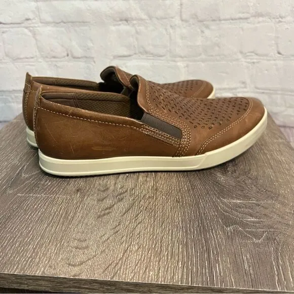 Mens ECCO Collins 2.0 Slip-on Performance Shoes NIB Leather size 7