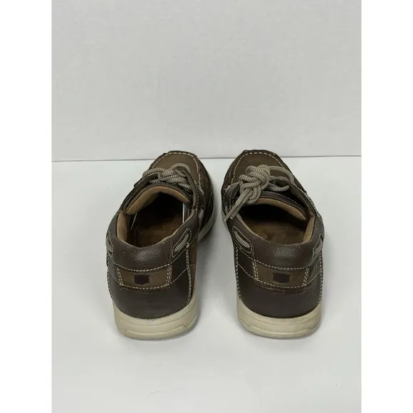 Men's Florsheim Lakeside Oxford Moc Toe 13157-200 Brown Nubuck Leather Sz 9
