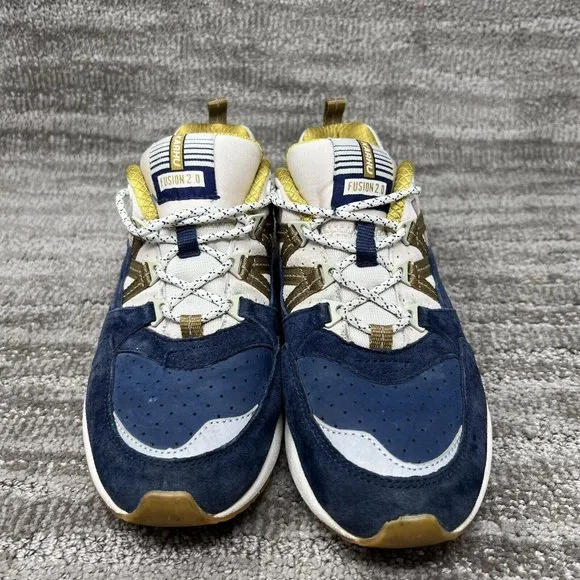 Men’s Karhu Fusion 2.0 Size Sneakers Size 7.5 Navy Gray White