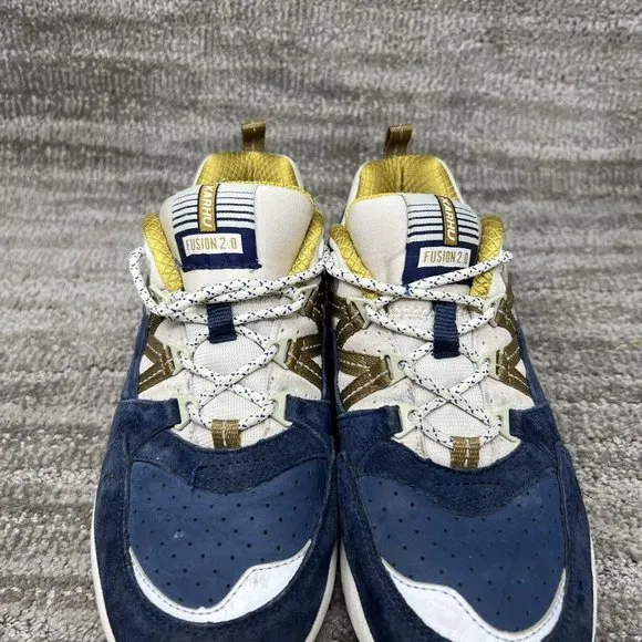 Men’s Karhu Fusion 2.0 Size Sneakers Size 7.5 Navy Gray White