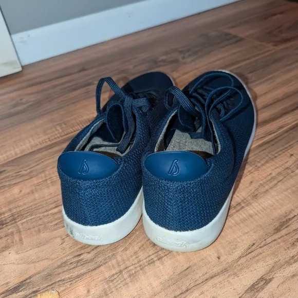 Men's Navy Blue and Gray Allbirds Sneakers size 13. Washable sneakers.