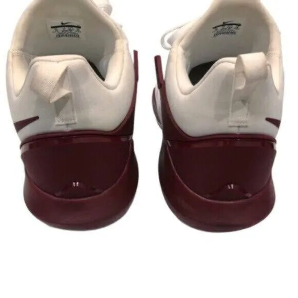 Men's Nike Zoom Shift White &amp; Maroon Sportswear Sneakers Size 18
